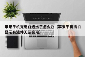 苹果手机充电口进水了怎么办（苹果手机插口显示有液体无法充电）
